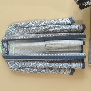 Dalia collection Open Front Cardigan Medium